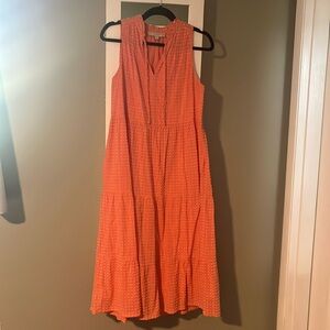 Loft Tiered Midi Dress